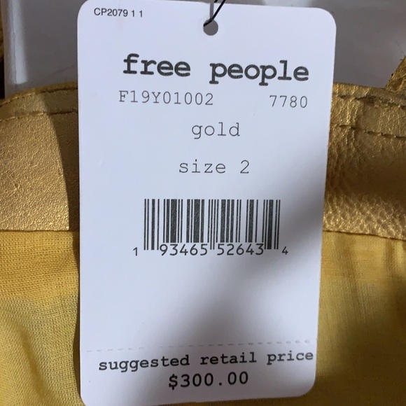 NWT. Free People Goldie Leather Mini Dress Size 2. - Picture 7 of 9